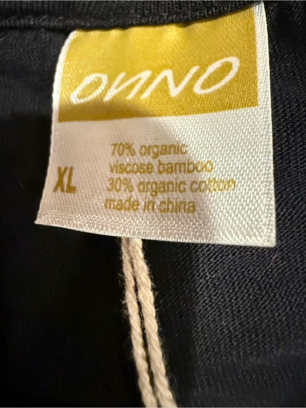 ONNO black Crew Neck T-Shirt XL NWT - Picture 6 of 6